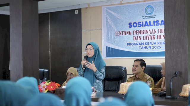 Ketua Tim Penggerak (TP) PKK Kota Makassar, Melinda Aksa