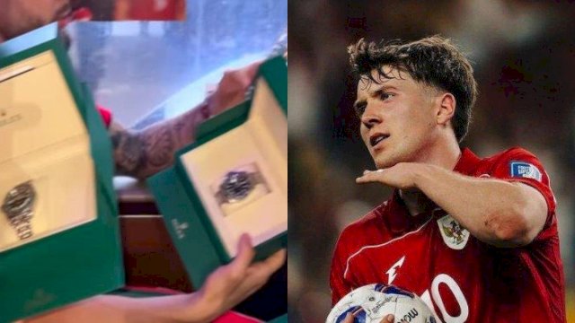 Pemain-pemain Timnas Indonesia mendapat hadiah istimewa dari Presiden RI Prabowo Subianto berupa jam tangan Rolex 