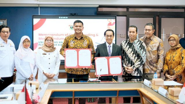 Wujudkan Petani Bangkit, Bupati Bantaeng Uji Nurdin Teken MoU Bersama Rektor Unhas 