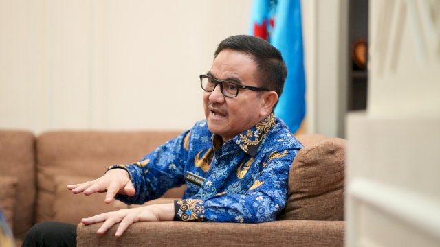 Sekretaris Daerah (Sekda) Provinsi Sulsel Dr Jufri Rahman