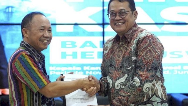 YFR Hermiyan resmi dilantik sebagai Kepala Kanwil DJP Sulselbartra menggantikan Heri Kuswanto