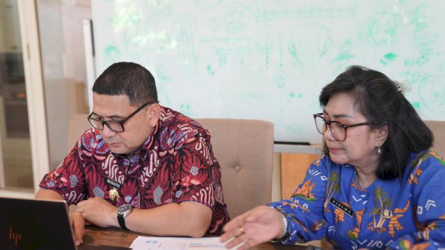  Wali Kota Makassar, Munafri Arifuddin, menghadiri wawancara nominasi Paritrana Award Tahun tingkat Provinsi Sulawesi Selatan secara virtual, Jumat (20/6/2025).