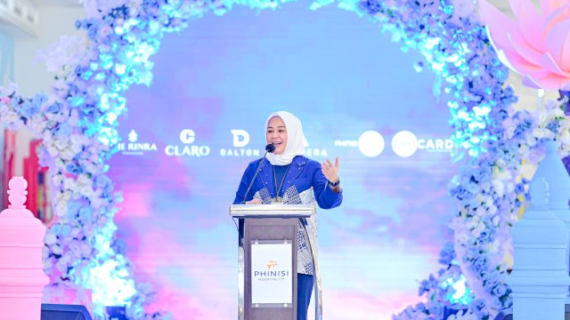 Wakil Gubernur Sulawesi Selatan, Fatmawati Rusdi, membuka secara resmi Phinisi Hospitality Fair (PHF) 2025 di Phinisi Point (Phipo) Mall Makassar, Jumat, 20 Juni 2025.
