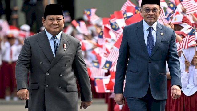Prabowo dan Anwar Ibrahim Sepakat Dorong Perdamaian Iran-Israel dan Solusi Dua Negara untuk Palestina