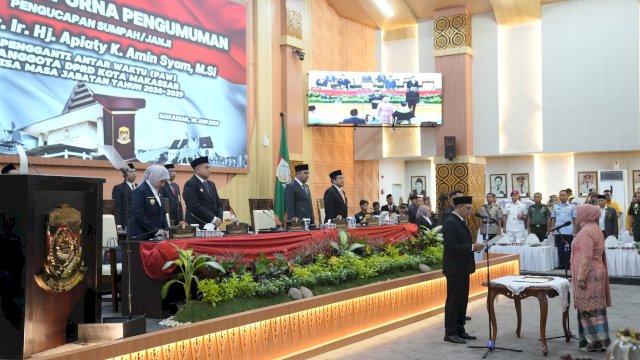 Apiaty Amin Syam Resmi Jadi Wakil Rakyat, Munafri: Ini Mandat Rakyat yang Harus Dijaga