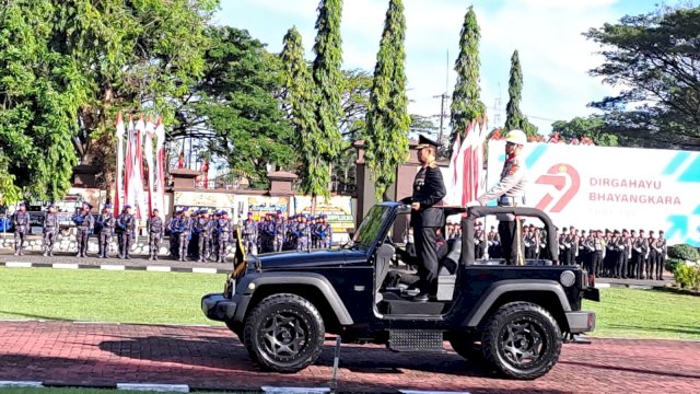 Hari Ulang Tahun (HUT) Bhayangkara ke-79, Selasa (1/7/2025). 
