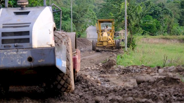 Sambut Beautiful Malino, Ruas Jalan Gowa Dibenahi Sementara, Betonisasi Dimulai Oktober