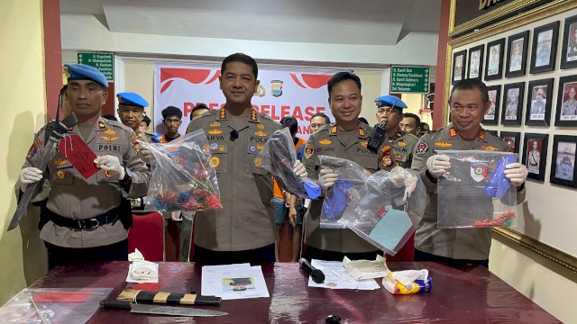 Geng Motor di Makassar Serang Warga dan Polisi, Tujuh Remaja Ditangkap