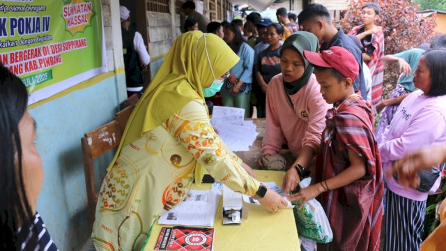 Baksos Pelayanan Kesehatan Bergerak Sasar Daerah Terpencil di Pinrang