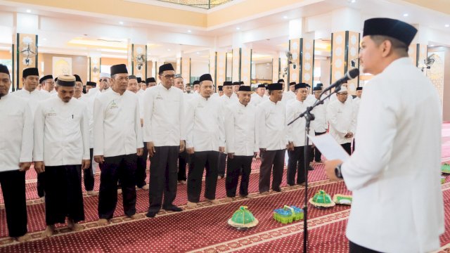 Bupati Bantaeng Lantik Prof Nurdin jadi Ketua Umum Masjid Agung Syekh Abd Gani