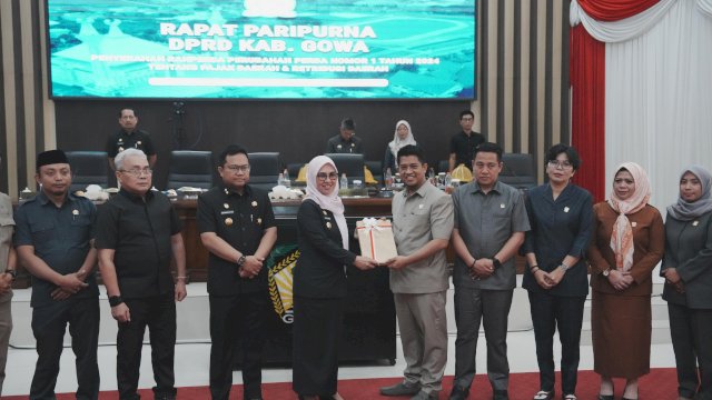 Seluruh Fraksi DPRD Gowa Setujui Pembahasan Lanjut RPJMD dan Pertanggungjawaban APBD