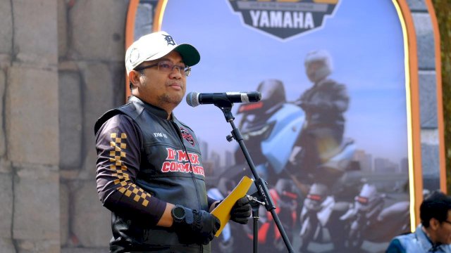Gowa Jadi Tuan Rumah Maxi Yamaha Day 2025, Wakil Bupati Lepas Langsung Rombongan Rider ke Malino