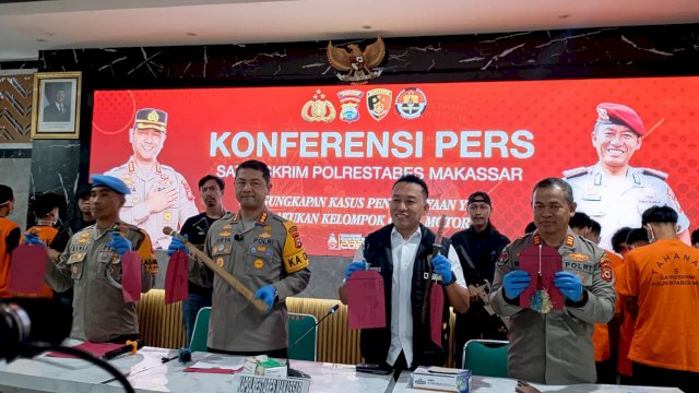 Polisi Tangkap 23 Anggota Geng Motor Sadis Pelaku Teror di Makassar