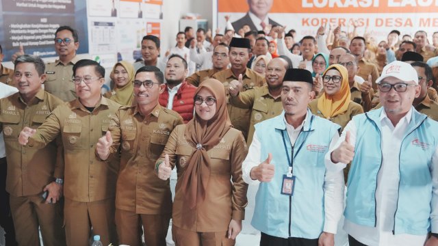 167 Koperasi Merah Putih di Gowa Kini Resmi Berbadan Hukum, Kanreapia Jadi Percontohan Nasional