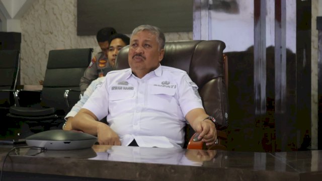 Ikuti Peluncuran Logo dan Tema Kemerdekaan, Bupati Pinrang: Kami Siap Sambut HUT RI Ke-80 