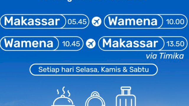 Perkuat Akses Indonesia Timur, Sriwijaya Air Buka Rute Baru Makassar-Wamena