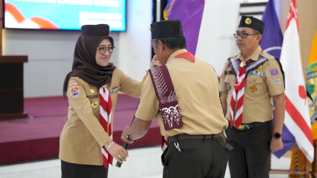 Husniah Talenrang Dorong Keterlibatan Mabi dan Andalan Kwarcab Pramuka Gowa