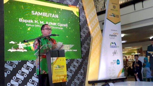 Ketua Asosiasi Muslim Penyelenggara Haji dan Umrah Republik Indonesia (Amphuri) Sulawesi, Maluku, dan Papua (Sulampua), Azhar Ghazali