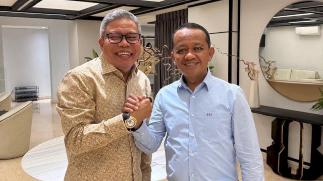 Taufan Pawe dan  Bahlil Lahadalia