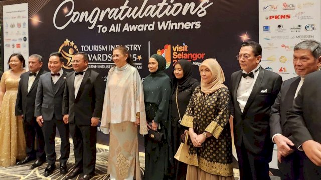 Wakil Wali Kota Makassar, Aliyah Mustika Ilham, saat menghadii Selangor Tourism Industry Awards 2025 sebagai tamu kehormatan. 