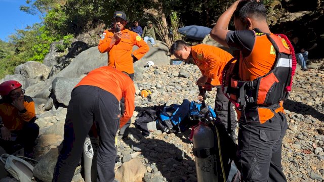 Pemuda Tenggelam di Sungai Mangampa Ditemukan Meninggal Dunia Setelah Tiga Hari Pencarian
