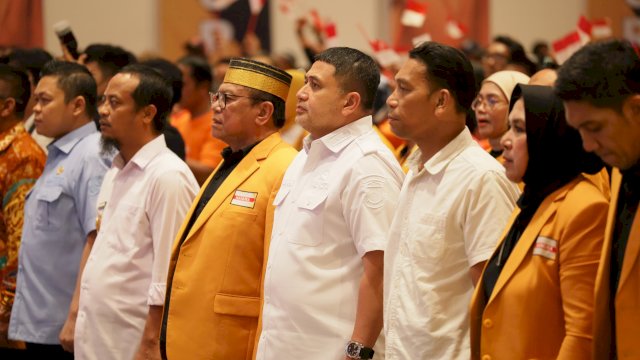 Musda Hanura Sulsel Resmi Dibuka OSO, Gubernur Hingga Wali Kota Makassar Turut Hadir