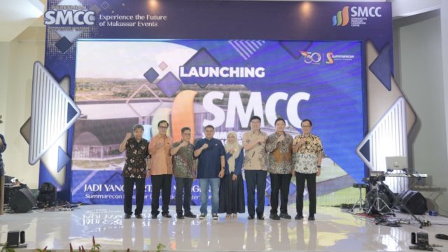 Wali Kota Makassar Munafri Arifuddin meresmikan Summarecon Makassar Convention Center (SMCC), Jumat (15/08/2025)