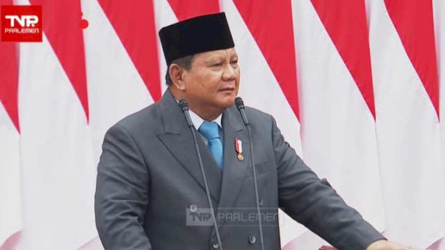 Presiden Prabowo Subianto (Foto: TV Parlemen)