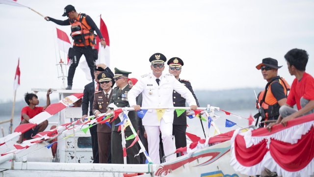 Parade 80 Perahu Nelayan, Bupati Bantaeng Kenang Perjuangan Pahlawan Maritim