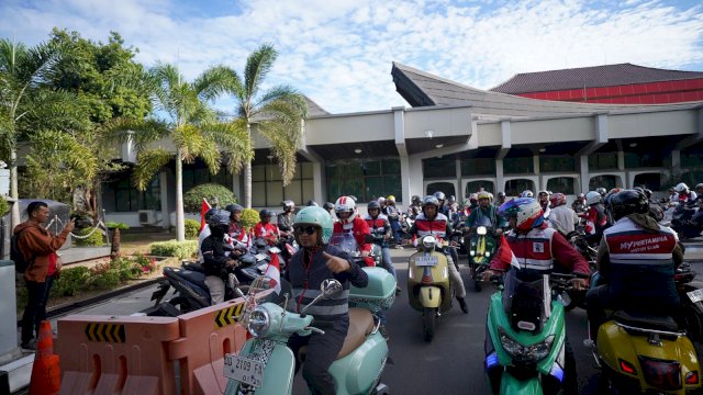 Peringati HUT Kemerdekaan RI ke-80, Pertamina Patra Niaga Regional Sulawesi Gelar 'Kemerdekaan Riding'