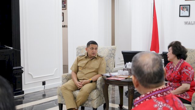 Temui Wali Kota Appi, PSMTI Sulsel Siap Kolaborasi dengan Pemkot Makassar