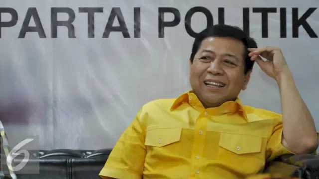 Setya Novanto saat masih menjabat Ketua Umum Partai Golkar/ FOTO: INT