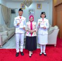Aliah dan Nadhif, Paskibraka Nasional asal Sulsel Terima Tabungan Pendidikan dari Wagub Fatmawati