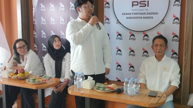 Ketua DPW PSI Sulsel, Muammar Ferirae Gandi Rusdi. 
