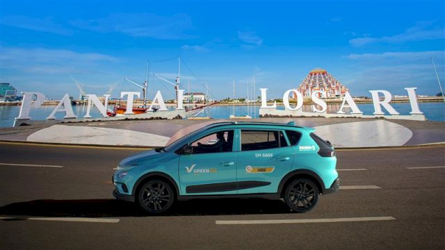 Makassar jadi Kota Pertama di Indonesia Timur yang Hadirkan Taksi Listrik Green SM