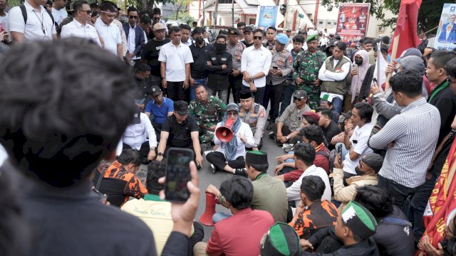 Bupati Husniah Temui Aksi Damai Cipayung Plus, Tegaskan Pemerintah Gowa Terbuka untuk Aspirasi