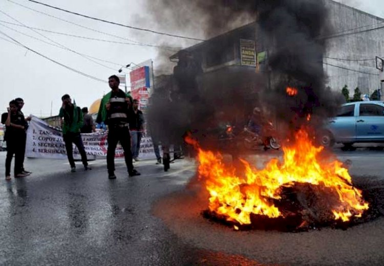 Kamis Padat: Ada Aksi Unjuk Rasa di 14 Titik Makassar, Pengendara Diimbau Cari Jalur Alternatif