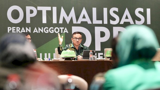 Bimbingan Teknis (Bimtek) anggota DPRD Partai Persatuan Pembangunan (PPP) se-Sulsel di Hotel Four Points by Sheraton Makassar, Sabtu, (06/09/2025)