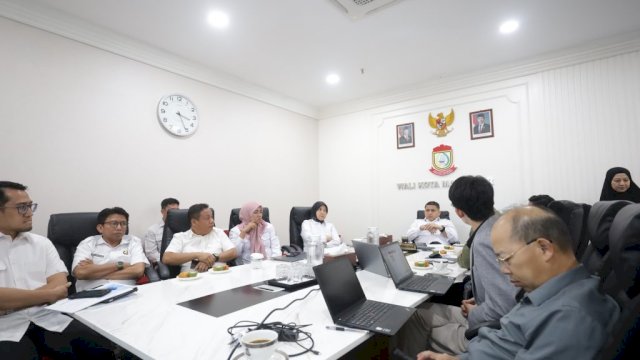 Wali Kota Makassar, Munafri Arifuddin menerima audiensi perusahaan konstruksi asal Tiongkok, CAMC Engineering Co. Ltd (CAMCE).

