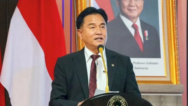 Menteri Koordinator Bidang Hukum, HAM, Imigrasi, dan Pemasyarakatan (Menko Kumham Imipas), Yusril Ihza Mahendra