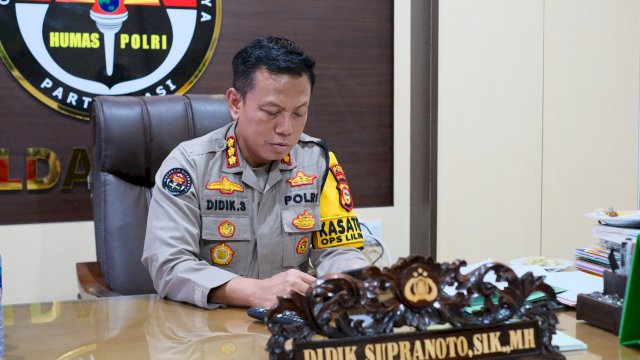 Kabid Humas Polda Sulsel, Kombes Pol Didik Supranoto 
