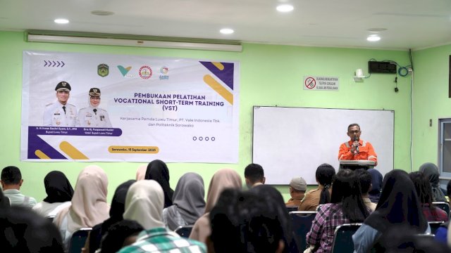 PT Vale Dorong Daya Saing Tenaga Kerja Lokal di Lutim Lewat Pelatiah &nbsp;Vokasi