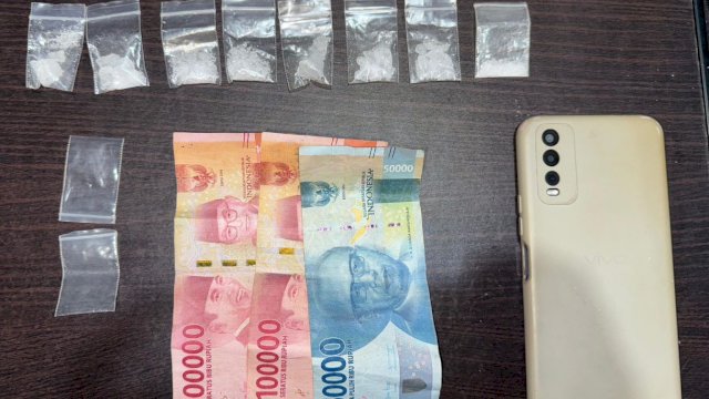 Barang bukti yang diamankan polisi