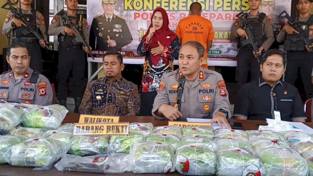 Polres Parepare Gagalkan Penyelundupan 44 Kilogram Sabu, Nilainya Capai Rp44 Miliar