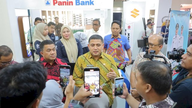 Wali Kota Makassar, Munafri Arifuddin saat membuka Panin Expo 2025 yang digelar di Mall Mari, Kamis (2/10/2024).