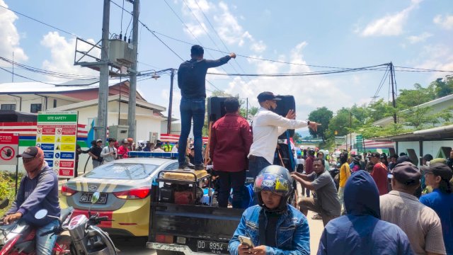 Ribuan Warga Geruduk Proyek Bendungan Je’nelata di Gowa, Tuntut Kejelasan Ganti Rugi