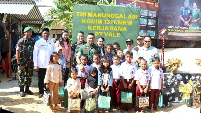 Pangdam XXIII/Palaka Wira Apresiasi Komitmen PT Vale Dukung Astacita Lewat Program Air Bersih di Morowali