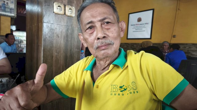 Legenda PSM Makassar yang juga pengamat olah raga, Najib Latandang