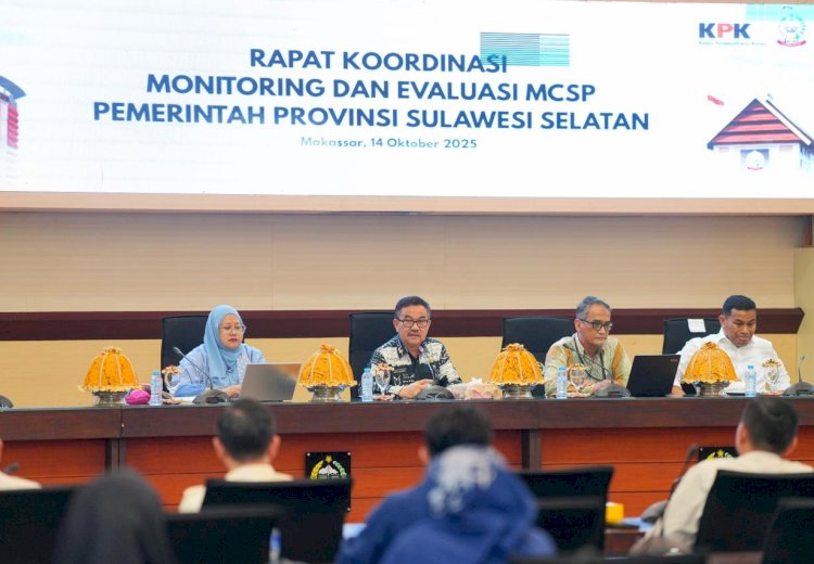 Jufri Rahman Dorong OPD Proaktif Percepat Penginputan MCSP Bersama KPK