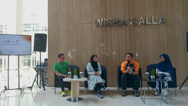 Konferensi Pers KYF 2025 dan Kalla Run 2025, di Wisma Kalla, Rabu (15/10/2025).